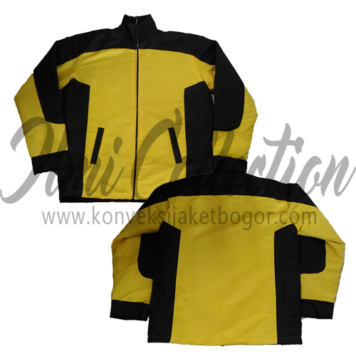 Jaket (taslan) Kuning Hitam