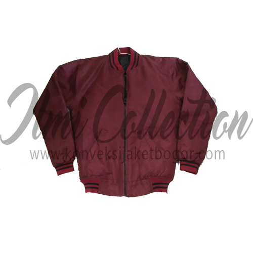 Jaket (Taslan) Merah Maroon